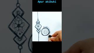 Happy Raksha Bandhan | Easy drawing specially for Rakhi Purnima | #shorts