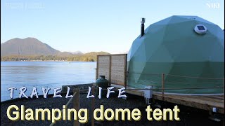 7M diameter geodesic dome tent home