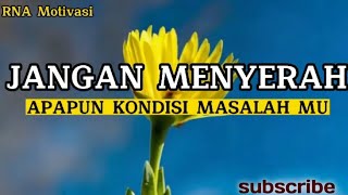 JANGAN MENYERAH💪 APAPUN KONDISI MASALAH MU, BERSABARLAH INI MASALAH WAKTU | MOTIVASI HIDUP