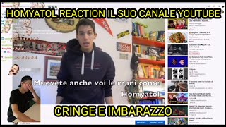 HOMYATOL REACTION IL SUO CANALE YOUTUBE E VECCHI VIDEO "CRINCE" |STERLINA SPIN|