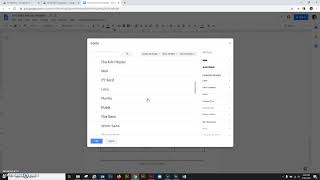 Fonts in Google Drive