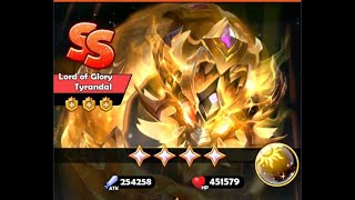 SSSnaker -4* Lord of Glory Tyrandal - Better showcase of skills in Trial