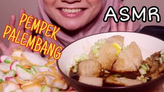 ASMR Eating Sounds: Pempek (Indonesian Fishcake)