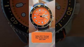 Seiko SKX 'The Orange Boy' Scuba Diver's 200 JDM #wotd #watches #watchreviews #divewatch #seiko