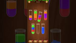 water sort game video level 4 to 12 top colors  gameplay video