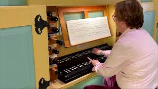 Canon in C (#1) by Robert Schumann, Silbermann replica organ at Peace Community Church, Oberlin,Ohio