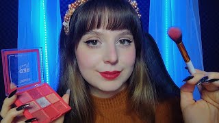 ASMR | Te maquiando rápido em camadas