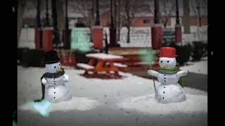 Frosty the snowman visit Ford city library.