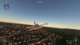 my first good landing on Microsoft Flight Simulator