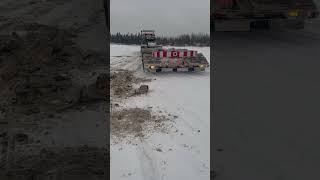 HEAVY HAUL | Down time, F-WINTER #shorts #alberta #heavyhaul #winter