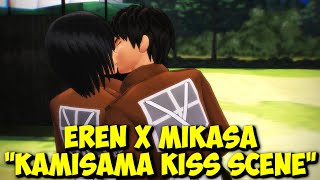 MMD SNK "Kamisama Kiss Scene" Eren x Mikasa Attack On Titan AOT Eremika meme anime cartoon animation