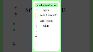 #englishwords #punctuation #punctuationmarks #vocabulary