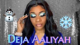 ❄️ Winter Wonderland ☃️ Makeup Look | Deja Aaliyah