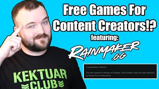 Grow On Twitch And Youtube With FREE AAA Games! - Part 2, Ft  Rainmaker GG!