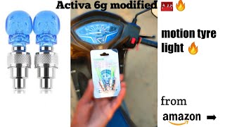 Activa 6g tyre Light modified 🔥Under ₹99😳|| Best modified activa tyre light ||