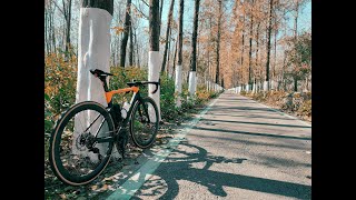 Superb DJI Action 2 Video Stabilization in Action. Cycling in Hefei China -Scenic Autumn Views Route