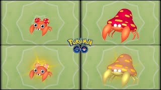 Pokemon Go: Evolving Normal & Shiny Paras into Normal & Shiny Parasect