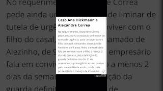 MARIDO DE ANA HICKMANN PEDE DIVÓRCIO E IMPLORA PARA ENTRAR EM CASA #fofoca