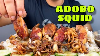 ADOBONG PUSIT | SQUID STEW | ASMR MUKBANG | ASMR EATING