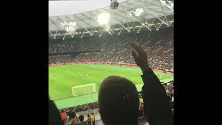 Newcastle fans at West Ham