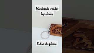 handmade wood key chains