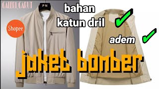 JAKET BOMBER PRIA TERBARU MODEL KASUAL