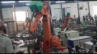 Mahajan Automation Mig Welding cell with ABB robot