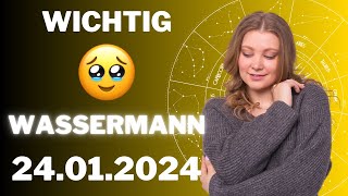 WASSERMANN ♒️🤫 JEMAND vermisst dich sehr 😨 Horoskop - 24.Januar 2024 #wassermann #tarot