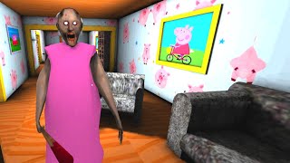 Granny Peppa Pig Mod Live Horror Escape Gameplay | Granny Live Gaming