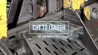 Cut To Length Capabilities | Allfasteners USA