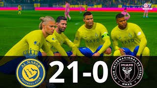 MESSI, RONALDO, MBAPPE, NEYMAR, ALL GOALS | AL NASSR 21-0 INTER MIAMI