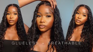 Beginner Friendly!!! THE PERFECT WAVTER WAVE WIG FOR SUMMER | Breathable + Glueless | UNICE HAIR