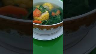 Sayur bayam jagung rebus/masakan kampung#shorts #subscribe #as2ntv #kulinerindonesia