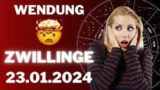 ZWILLINGE ♊️⭐️ INTERESSANTE WENDUNG? 🥰 Horoskop - 23.Januar 2024 #zwillinge #tarot