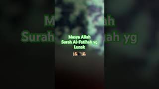 Masya Alllah-Bachaaan Surah Al-Fatihah yg Lembut dan memenangkan bila mendengar nya..🕌🕌🕌🫶🫶🫶