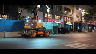 New York City up-close - Manhattan streets at night, November 6, 2024