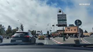 DRIVING IN MARRAKESH MOROCCO 2024