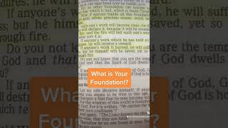 What is Your Foundation!?