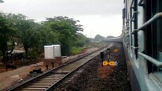 दुहेरीकरण पुणे - मिरज - लोंढा | Train in Rain and in hills | महालक्ष्मी एक्सप्रेस | Part 4