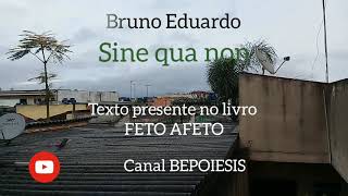 Bruno Eduardo - Sine qua non | livro FETO AFETO