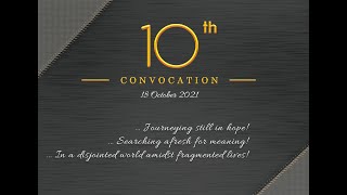 ADBU 10th Convocation - 18th October 2021