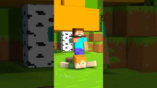 Minecraft Kratos Jump Gone wrong #shorts #minecraft