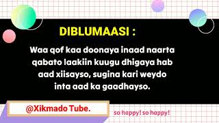 Erayo ka mid ah kuwa aynu sida joogtada ah u isticmaalno oo qaab maadays ah uu u turjuman.