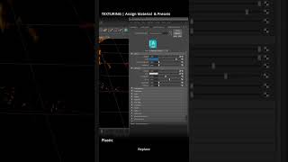 10.Maya - Assign Material and Presets: Plastic