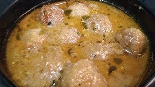 Chicken Malai Kofta Curry | চিকেন মালাই কোপ্তা কারী | Chicken Malai Kofta White Gravy