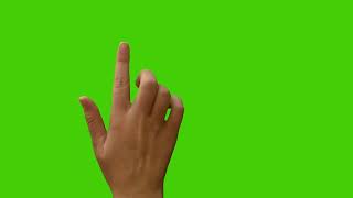 Finger Tap  Green screen