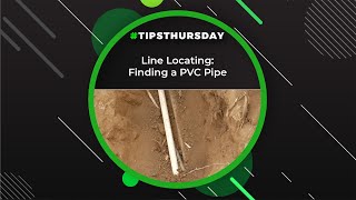 Line Locating: Finding a PVC Pipe