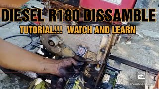 DIESEL R180 DISASSEMBLE TUTORIAL