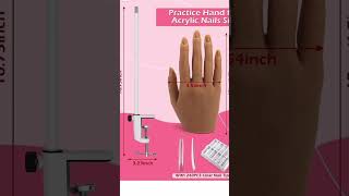 HOW TO USE THE LIONVISON PRACTICE HAND FOR ACRYLIC NAILS | AMAZON FINDS!! 💅🏽