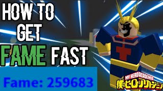 HOW TO GET FAME (Fast) | Boku No Roblox Remastered